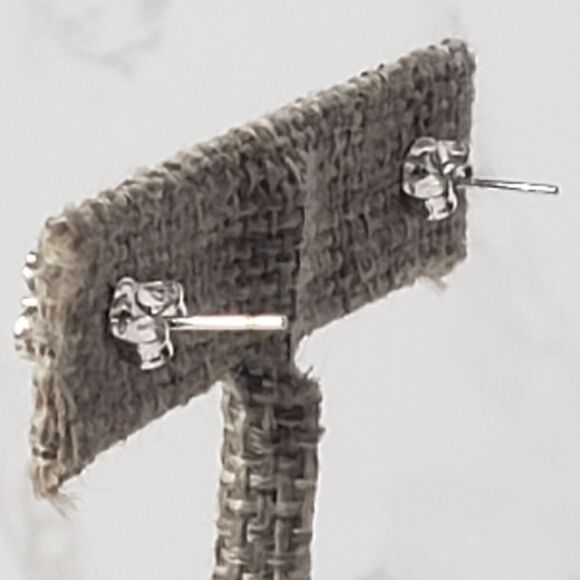 APPLE/CHERRY BLOSSOM Crystal Petite Pierced Post Earrings - Picture 5 of 6